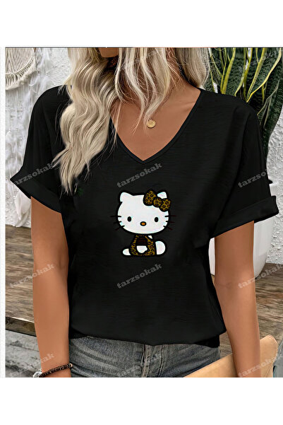 Tarzsokak Хело Кити с леопардов принт 2