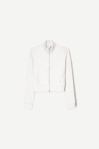 Bershka High neck sweatshirt with zip