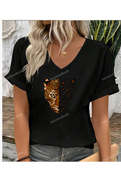 Tarzsokak Φούτερ Leopard με σχέδιο Leopard 2 Model