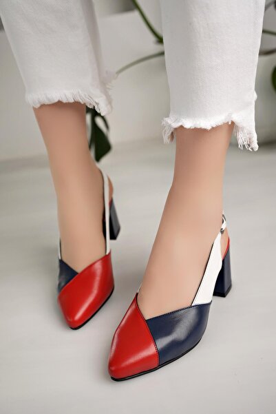 Diego Carlotti Genuine Leather Women's Daily Heeled Sandals DD9724