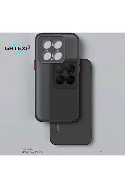 m.tk moveteck Mi 14T Kılıf Mat Parmak izi Yapmaz Kamera Korumalı Renkli Tuşlu Sert Silikon Kapak