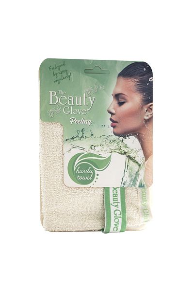 The Beauty Glove Cotton and Floş Bathroom Set - Towel Scrub