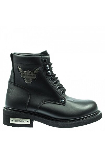 Harley Davidson Gıbson Kadın Black (Siyah) Deri Günlük Bot