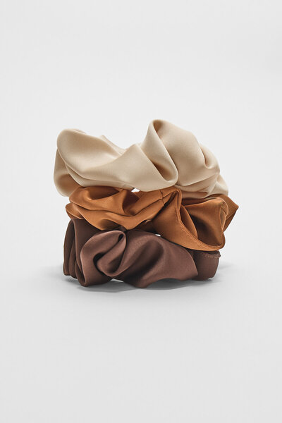 Stradivarius Set of 3 scrunchies