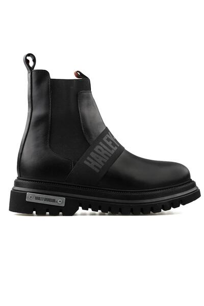 Harley Davidson 021m100557 Polperro Siyah Erkek Hakiki Deri Bot