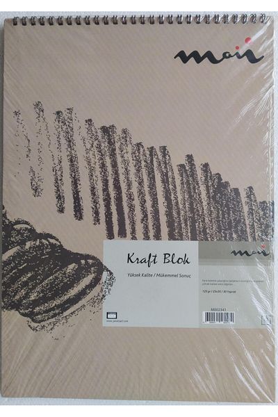 Yener Moii Kraft Block 25*35cm 125Gr 30 Yp Kraft Picture Notebook