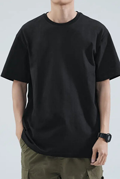 Tarz Cool Ανδρικό μπλουζάκι μαύρη πέτρα πράσινο Navy 100% βαμβακερό πακέτο 4