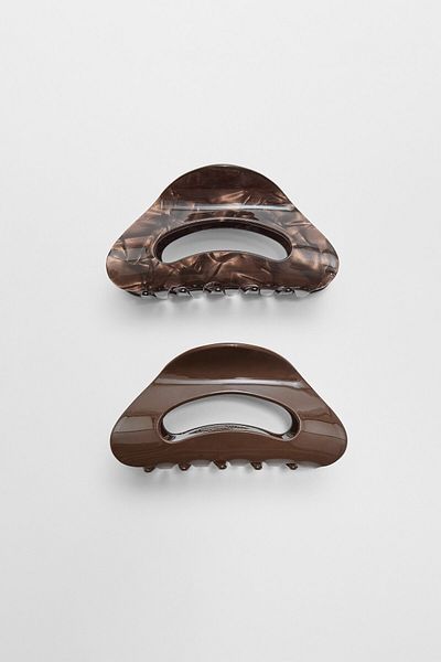 Stradivarius Set of 2 textured hair clips