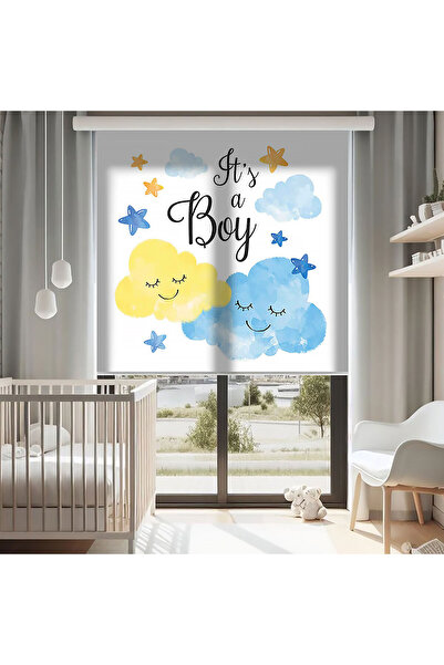 AD Home Κουρτίνες με στάμπα Clouds - Κουρτίνα ηλιοπροστασίας με στάμπα - Κουρ...