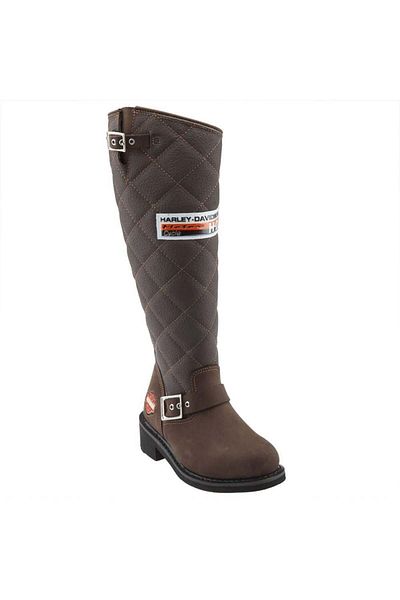 Harley Davidson Laconia 646 Hi Dark Brown Γυναικείες Μπότες