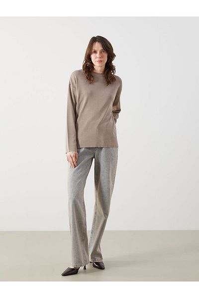 LC Waikiki Lcw Crew Neck Women's Knitwear Sweater Fast Fashion