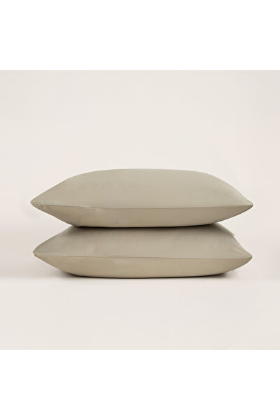 Zsa Zsa Zsu Solıd 300 Tc 2'li Pamuk Saten %100 Pamuk Saten Yastık Kılıfı 50x7...