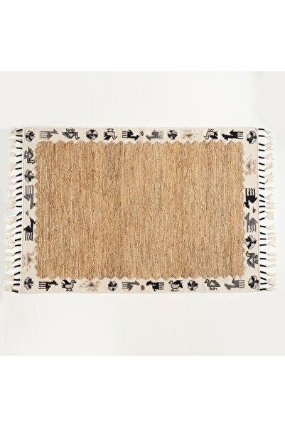 Zsa Zsa Zsu Tohana Saçaklı Jüt Kilim 200x300 Cm Bej