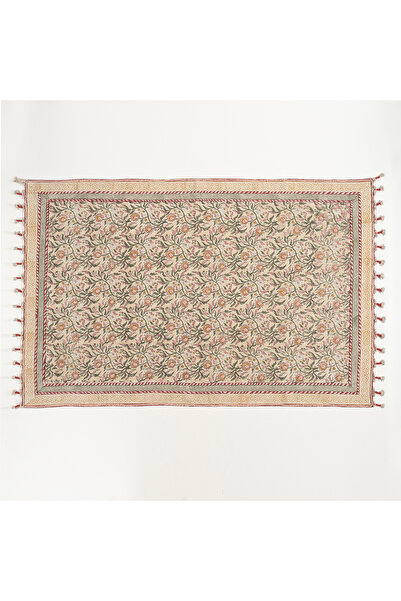 Zsa Zsa Zsu Palrı %100 Pamuk Kilim 120x180 Cm Krem