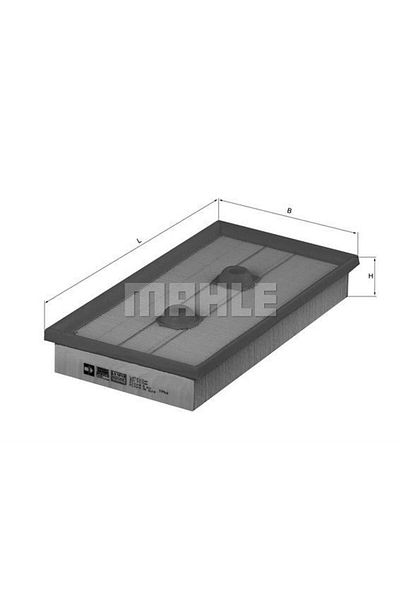 Naspar Vw Air Filter E601L Part No: Mhl Lx1643