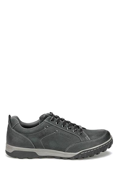 Dockers 217111   - 1pr Μαύρα ανδρικά παπούτσια εξωτερικού χώρου από γνήσιο δέρμα Nubuck