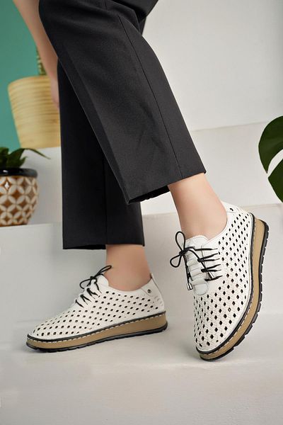 Diego Carlotti Genuine Leather Women's Shoes - Daily Comfort DD9733
