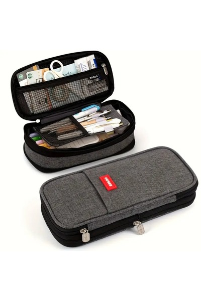 GlassySKY Cutie de creioane de mare capacitate Suport pentru pix Papetarie pe...