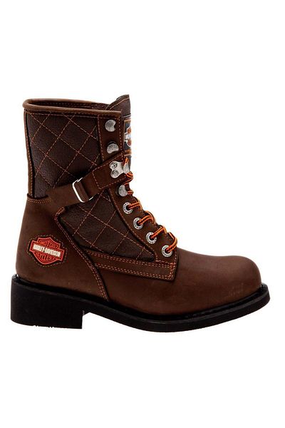 Harley Davidson Νέες Worker Γυναικείες Μπότες Crazy Brown