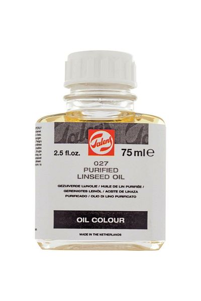 Talens Linseed Oil Purified 027 75ml (Pure Linen Oil)