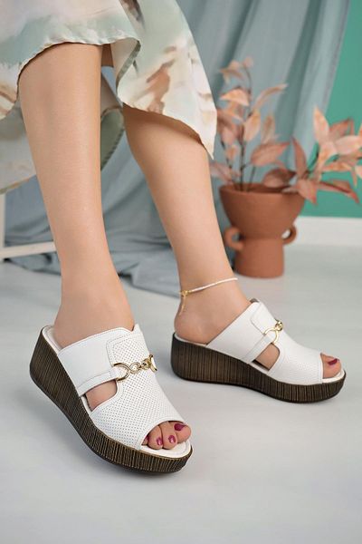 Diego Carlotti Women's Casual Slippers - Genuine Leather, DD9736
