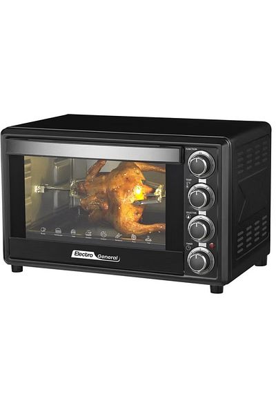 Electro general Electric Oven 30 Ltr, 1600W, Rotisserie Function full power 1600W SVN-30RML Black