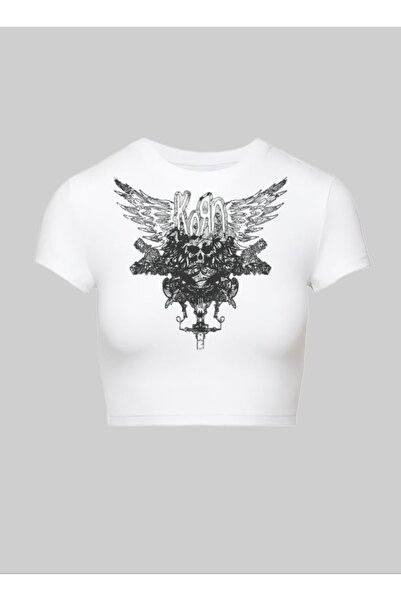 MAYDAY CULTURE Y2K Štampano Bela Skraćeni kroj Top - Kanye West, Pinterest, S...