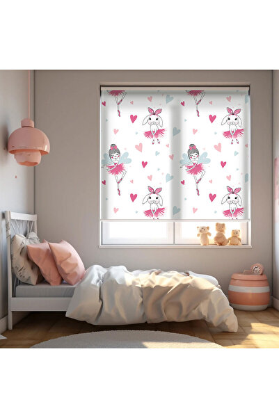 AD Home Κουρτίνα με σχέδιο μπαλαρίνας - Κουρτίνα ηλιοπροστασίας - Κουρτίνα γι...