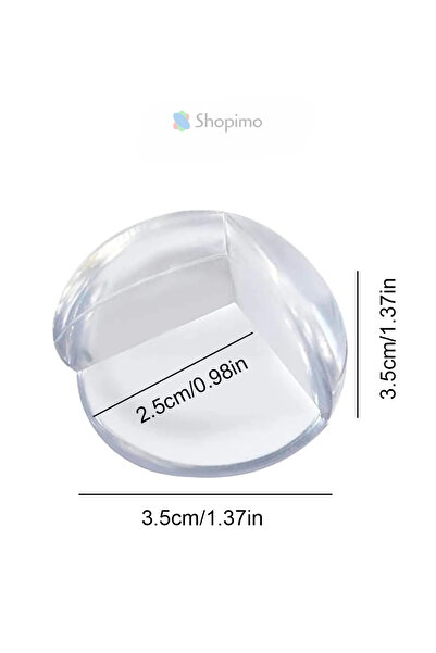 Home Furniture Corner Protector for Child Safety Silicone Corner Guard for Table Edges 4Pcs