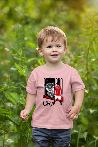 oneagılyazı Ronaldo Štampano Dete Oversize kroj T-shirt