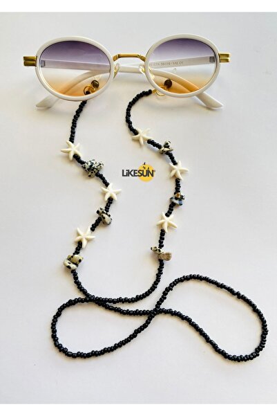 LiKESUN HOME Beaded Coral Collection - Women's Glasses Strap and Lanyard