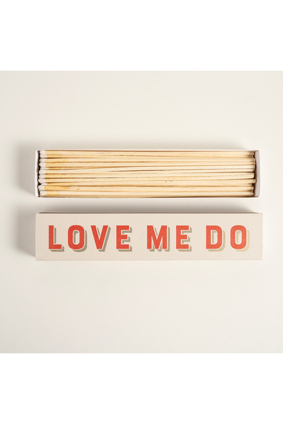 Zsa Zsa Zsu Love Me Do Ahşap Kibrit Hediyelik Eşya 29x60x3 Cm Renkli