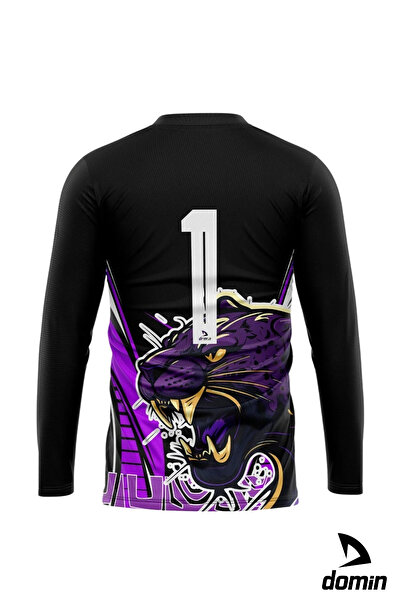 DOMİN SPOR Yetişkin-çocuk Siyah Kaleci Forması Maç Forması Futbol Forması Ve Şort Seti