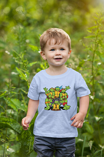 oneagılyazı Tricou supradimensionat pentru copii cu imprimeu Turtle Ninja Tur...