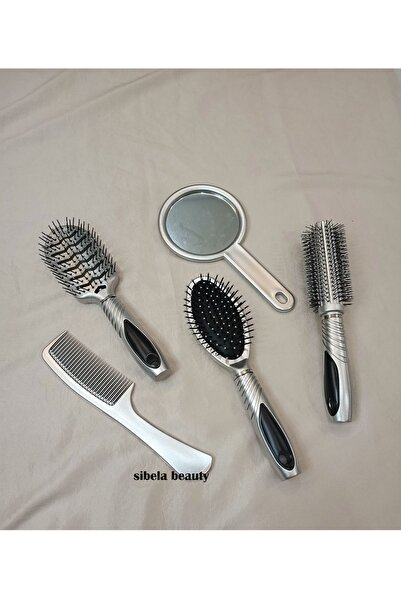 SİBELA BEAUTY GÜZEL GÖRMEK GÜZEL DÜŞÜNDÜRÜR مجموعة أمشاط، مجموعة عرائس من 5 قطع، مجموعة تصفيف الشعر والمكياج