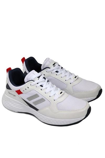 Slazenger Zeplin Sneaker Ανδρικά Παπούτσια Λευκό Navy Blue Red