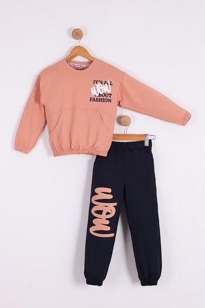 ÖRZİKİDS Sports Printed Seasonal Tracksuit Set - 2 Strings, 7/10 Years