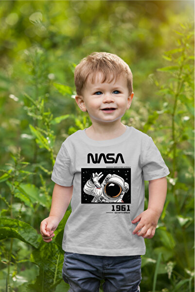 oneagılyazı Nasa Štampano Dete Oversize kroj T-shirt