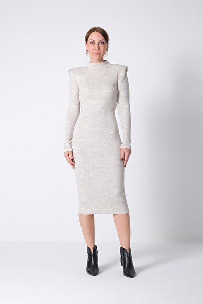 EXPLOSION Boğazlı Triko Elbise