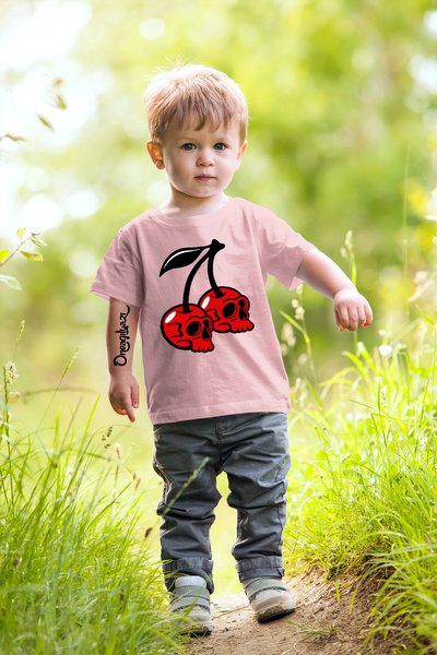 oneagılyazı Детска с принт с уголемен принт с череши