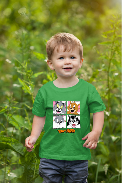 oneagılyazı Dječja majica sa štampanjem Toma i Džerija, veće veličine