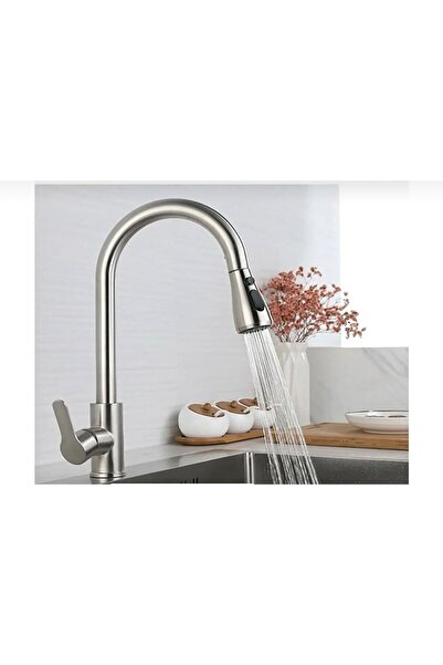 FLEKO Inox Spiralli Mutfak Eviye Batarya Spiralli