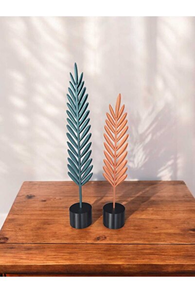 Home Modern Dekoratif Tüy Takımı 2'li - Tv Ünitesi, Konsol, Vitrin, Masa Üzer...