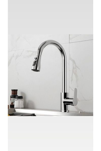 FLEKO Evyepa Spiral Chrome Sink Faucet - 5 Years Warranty, Chilly Cold Gate, Brass Material