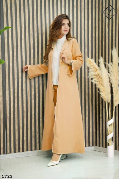 zümrüt moda Long Jacket, Blouse and Trousers, Triple Hijab Suit 1723