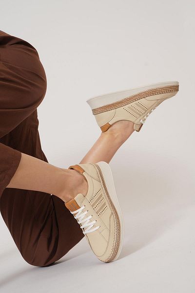 Moda Pie Pantofi de damă din piele naturală cu dungi laterale cu clor, argintii