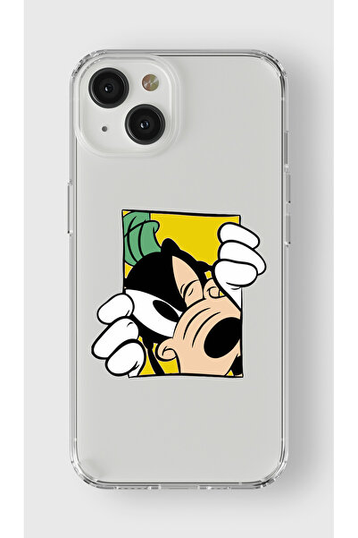 moonset Iphone 15 Uyumlu Gufi Tasarımlı Baskılı Şeffaf Telefon Kılıfı