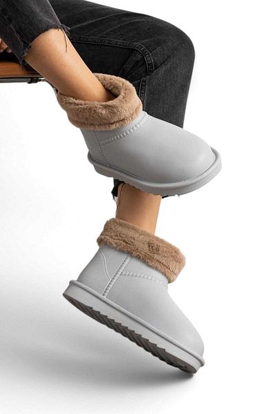 MİYA Winter Spring Women's Rain Snow Boots - Waterproof, Furry Soft Comfort Sole