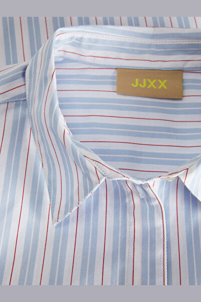 Jack & Jones Cămașă de bază oversize din poplin pentru femei - Jamie