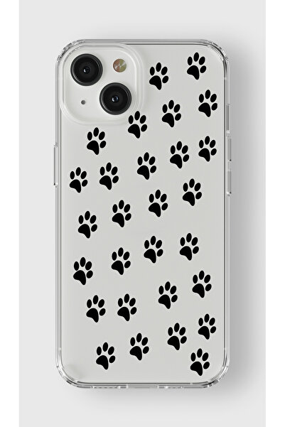 moonset Iphone 13 Mini Uyumlu Pati Tasarımlı Baskılı Şeffaf Telefon Kılıfı